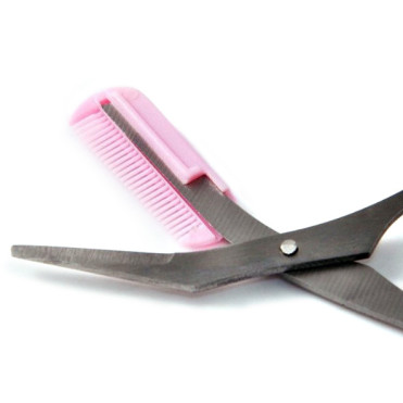 Ciseaux sourcils beauté des sourcils peigne intégré 2