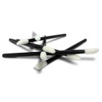 Applicateurs jetables mousse noir – Lip Applicator pour extensions de cils et maquillage