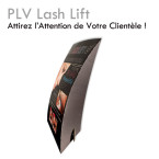 PLV Rehaussement de Cils Supports Cartonnés