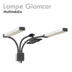Lampe GLAMCOR MULTIMEDIA pour extension de cils double lampe aucune ombre adaptateur smartphone