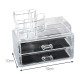 Rangement, Organisateur en Plexiglass extension cils accessoires colle tiroir emplacement brosses