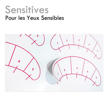 Les "Sensitives" maintient les cils inférieurs extension de cils 2