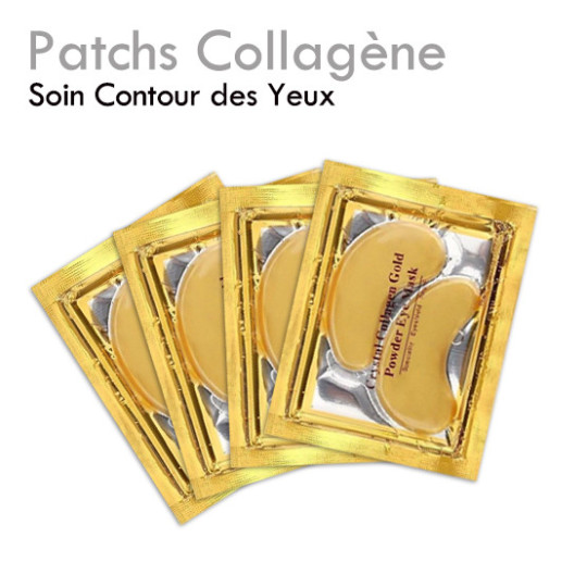 Patchs Collagène soin contour des yeux anti-rides, repulpant