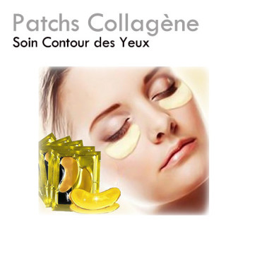Patchs Collagène soin contour des yeux anti-rides, repulpant 2