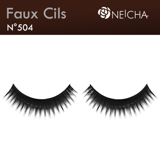 Faux Cils Neicha Frange "Blackest" (504)