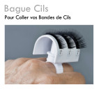 Bague Cils - extension de cils - coller bandes adhésives cils