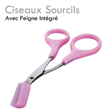 Ciseaux sourcils beauté des sourcils peigne intégré