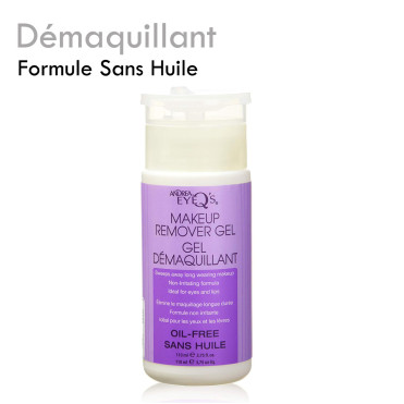 Démaquillant non gras formule sans huile compatible extension de cils
