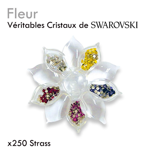 Fleur De Swarovski cristaux couleurs pour extension de cils et onglerie