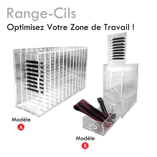 Range-Cils en plexiglas extension de cils ligne de cils palettes rangement organiseur