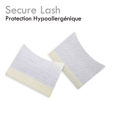 Secure Lash - 20 Protections prédécoupés cils inférieurs hypoallergénique extension de cils