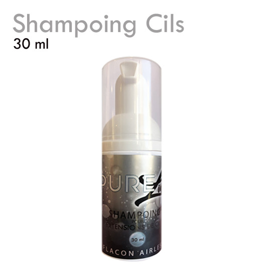 Shampoing cils "Pure Line" pH naturel moussant nettoyant longue durée