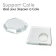 Support verre pour déposer la colle à extension de cils 