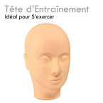 Tête d'Entrainement pour débuter et s'entraîner extension de cils Tête d'Entrainement pour débuter et s'entraîner extension de cils