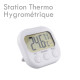 Station Thermo-Hygrométrique mesurer maîtriser température humidité colle