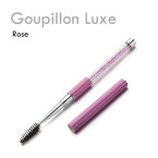 Goupillon Luxe rose – brosse pour cils, extensions et sourcils