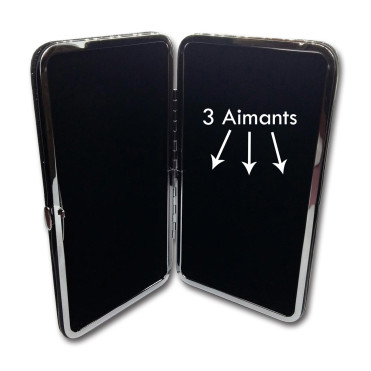 Coffret pour Pinces extension de cils Boite magnétique aimants 2