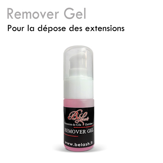 Remover Gel dépose extensions de cils flacon pompe