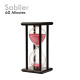 Sablier Rose 60min durée temps élégance