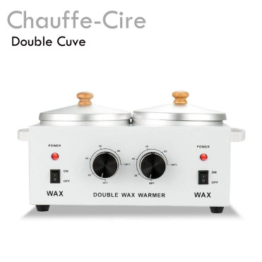 Chauffe Cire Double Cuve épilation professionnel pratique qualité 