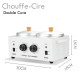 Chauffe Cire Double Cuve épilation professionnel pratique qualité 