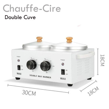 Chauffe Cire Double Cuve épilation professionnel pratique qualité  2