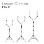 Lampe GLAMCOR lampe LED deux têtes double éclairage extension de cils Lampe GLAMCOR lampe LED deux têtes double éclairage extension de cils