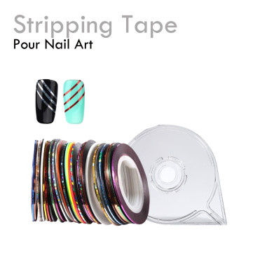 Strip stripping tape pour Nail Art onglerie,vernis,ornement original facile pas cher