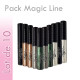 pack magic line lot 10 eyeliner extension cils promo discount pas cher couleurs waterproof peel off intense