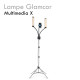 Lampe GLAMCOR MULTIMEDIA X extension cils vlog tik tok double lampe  orientable  smartphone tablette