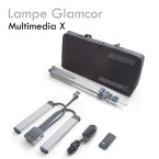 Lampe GLAMCOR MULTIMEDIA X extension cils vlog tik tok double lampe  orientable  smartphone tablette Lampe GLAMCOR MULTIMEDIA X extension cils vlog tik tok double lampe  orientable  smartphone tablette