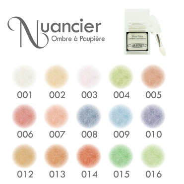 Ombre à Paupière Mono Color - Sun Institute maquillage yeux poudré intense minéral longue tenue pas cher 2