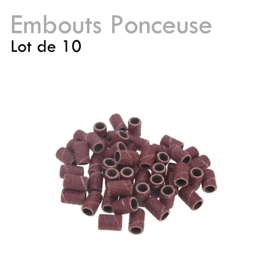 Embouts pour ponceuse manicure pedicure onglerie cuticule facile rapide lime abrasive