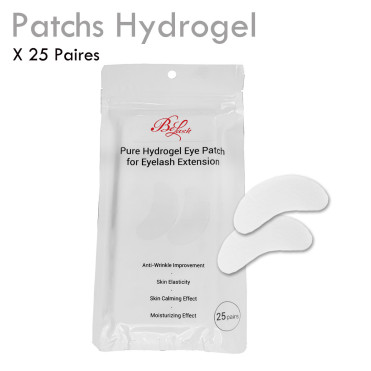 Patchs HYDROGEL Extension de Cils protection repulpant boite de 25 paires