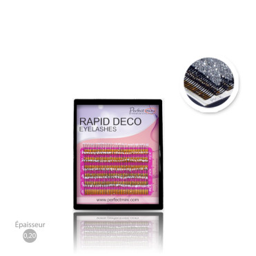 Extension de cils pointe pailletée pour orner de Lumière vos Poses Originales pour les Fêtes 2