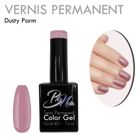 Vernis Semi Permanent Ultra Haute Tenue et Couvrance Optimale. Couleur Tendance rose nude - Meilleur Qualité