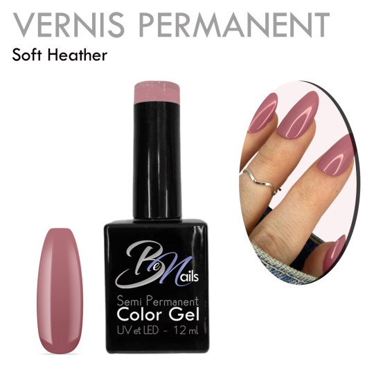 Vernis Semi Permanent Ultra Haute Tenue et Couvrance Optimale. Couleur Tendance Nude Rosé - Meilleur Qualité