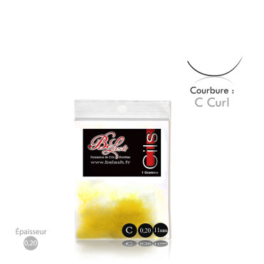 Cils Couleurs en vrac pour Extension cil à cil Fantaisie  2