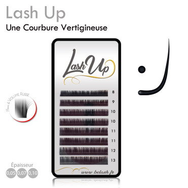 Palette pour Extension de Cils Lash Up une Courbure Vertigineuse pour un Effet Rehaussement Courbure L, LU ou M