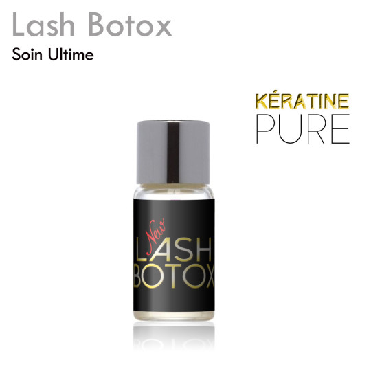 Lash Botox Sérum Spécifique Cils à la Kératine Pure pour épaissir, renforcer et régénérer les cils affaiblis