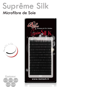 Suprême Silk - Palette d'Extension de Cils Haute Qualité, en Microfibre de Soie
