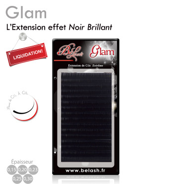 Palette Extension pour Cil à Cil effet Noir Brillant Microfibre de Soie Haute Qualité - Destockage : Remise exceptionnelle 2