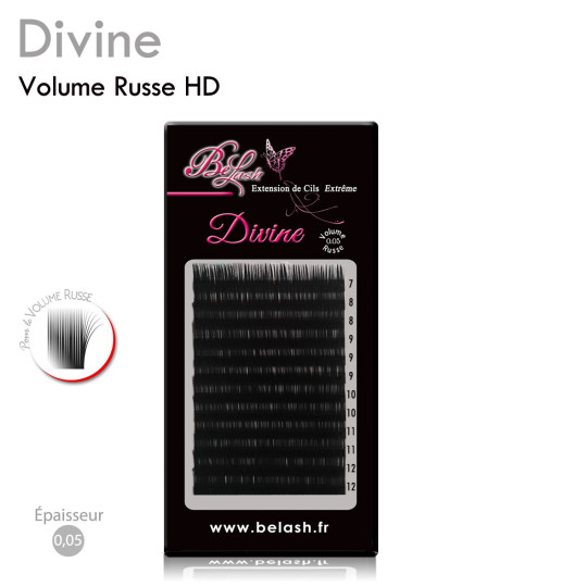 Palette Divine 0.05 pour un Volume Russe Haute Définition Ultra noir, Matériel très haute qualité