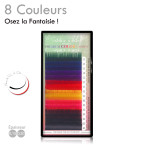 Palette Cil à Cil 8 couleurs pour des Poses Fantaisie Originales, Discrètes ou Extravagantes Palette Cil à Cil 8 couleurs pour des Poses Fantaisie Originales, Discrètes ou Extravagantes