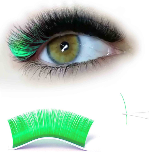 Extensions de Cils Fluorescentes, brillent dans la nuit. Exclusivité !