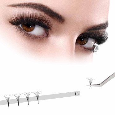 Bouquets de Lily pour Volume Russe, Fans Préfaits pour une Pose d'Extension de Cil Ultra Rapide 2