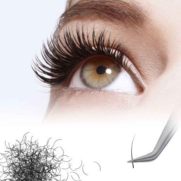 Sachet Cils en vrac 1Gr CC Curl pour Extension Cil à Cil 2