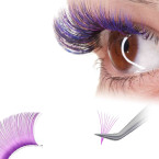 Palette d'Extensions de Cils Crazy Colors en Volume Russe pour des Poses Flamboyantes, Magnifiques Couleurs en 0,07 Palette d'Extensions de Cils Crazy Colors en Volume Russe pour des Poses Flamboyantes, Magnifiques Couleurs en 0,07