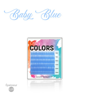 Palette d'Extensions de Cils Crazy Colors en Cil à Cil pour des Poses Flamboyantes, Magnifiques Couleurs en Palette MIX  0.20 2