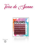 Palette d'Extensions de Cils Crazy Colors en Cil à Cil pour des Poses Flamboyantes, Magnifique Couleur TERRE DE SIENNE - AUBURN  Palette d'Extensions de Cils Crazy Colors en Cil à Cil pour des Poses Flamboyantes, Magnifique Couleur TERRE DE SIENNE - AUBURN